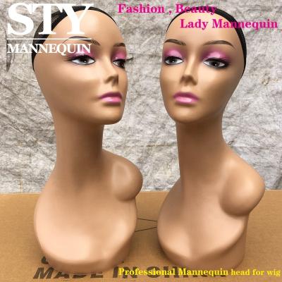 China Other Vintage Style Mannequin Head Head Makeup Mannequin Wig Mannequin Neck for sale