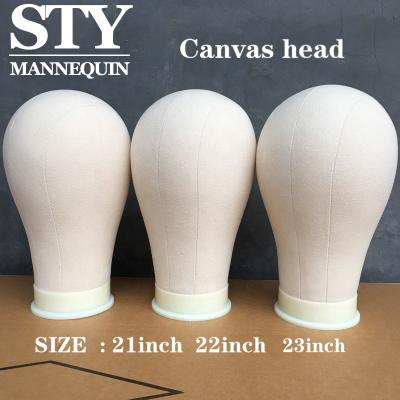 China Wig Hair STABLE Mannequin Training Mannequin Canvas Block Head Display Styling Mannequin Mannequin Head Wig for sale