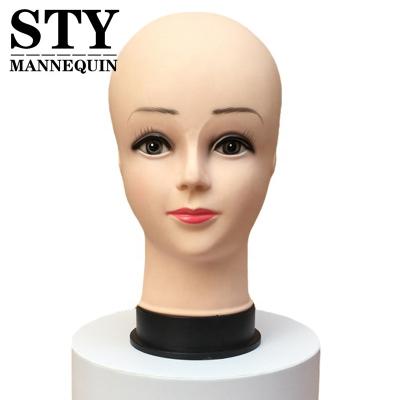 China Wigs Making Cheap Female Mannequin Head For Hats Or Wigs Show Dummy Head Training Head Model Head Without Hair for sale