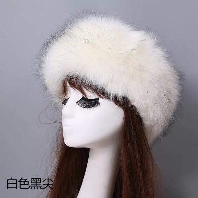 China Luxury Faux Fur Headband Warm Headband For Women Winter Fur Headband for sale