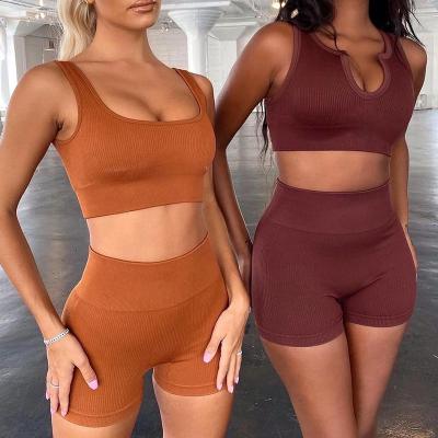 China High Quality Summer Sport Yoga Gym Suit Fitness Workout Gym Fitness Sets For Women for sale