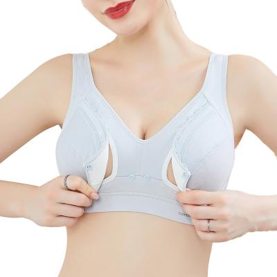 China 2021 Hot Selling Antibacterial Breastfeeding Nursing Bra Maternity Nursing Bra Women Sleeping Breastfeeding Maternity Nursing Bras for sale