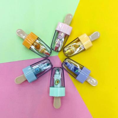 China Promotional Markers & Funny Highlighter Bars Factory New Ice Cream Shape 6 Color Pen For Remark Highlighter Bar for sale