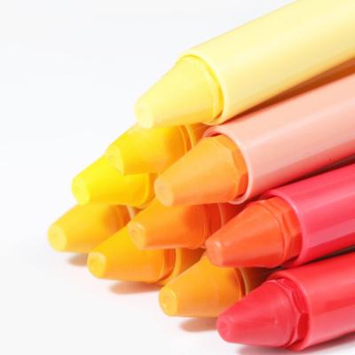 China Kids Art 24 Colors Silky Washable Pencil For Kids Love Face Painting Gel Twistable Crayon Twist Pencil for sale