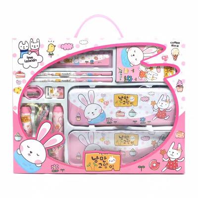 China Wholesale Cute Stationery Kit Items List Custom Children Gift Stationery China Office Back To School Stationery Set Products Supplies For Children for sale