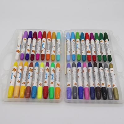 China Student Drawing Pencil 24 Packs Crayons - Bulk Wholesale Luminous Wax Coloring Pencils for sale