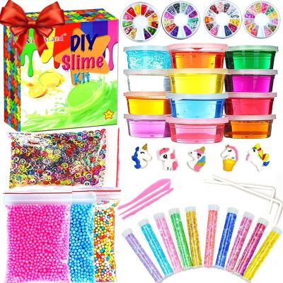 China Relax Mud Kit for Girls Boys DIY Mud for Kids Unicorn Mud Making Kit for sale