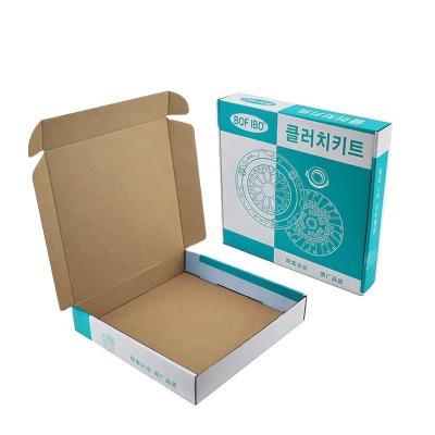 China Recycled Materials China Wholesale Corrugated Cardboard Packaging Ad Boxes Custom Logo Packaging Underwear Printed Shipping Carton For for sale