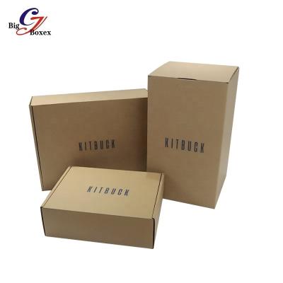 China Caiyijie Recyclable Professionally Customized Large Corrugated Kraft Paper Airplane Box With Printable Pattern Logo for sale