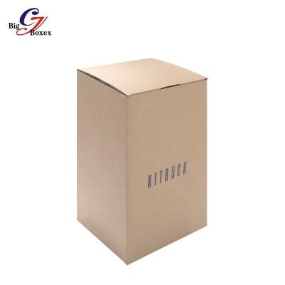 China Recycled Materials Logo Doublewall Flute Paper Boxes Custom Packaging Extremely Large Corrugated Cardboard Master Mailing Box For Transportation for sale