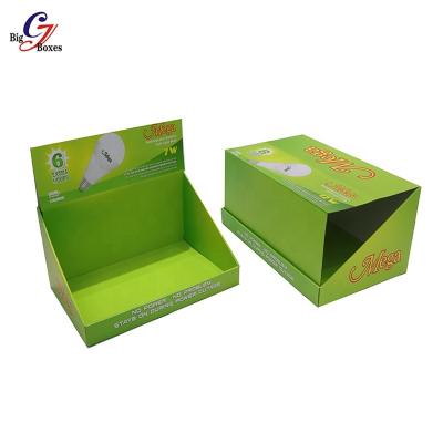 China Recycled Materials PDQ Custom Printing Cardboard Displays Cardboard Packaging Box Retail Display Box Cardboard For Supermarket Store for sale