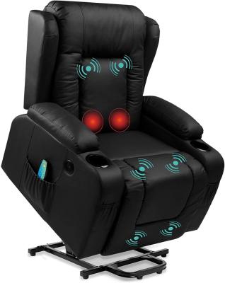 China Massage Rocker Recliner Chair with Vibration Massage and Heat Ergonomic Lounger for Salon with Rocking Function and S for sale