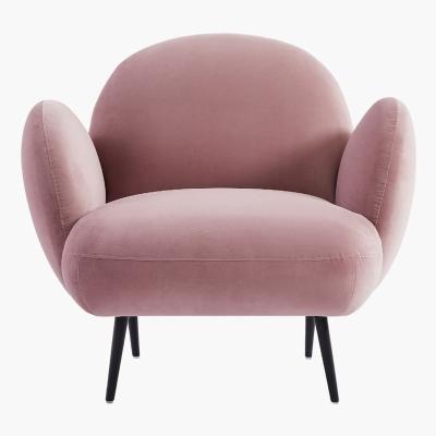 China (Other) Adjustable Luxury Simple Comfort Customized Velvet Furniture Leisure Chair For Living Room for sale