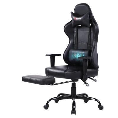 China High Back Massage Gaming Chair PC Office Chair Racing Computer Chair Task PU Office Chair for sale