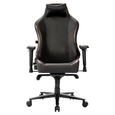 China High Back Ergonomic Rotating Leather PU PC Computer Gaming Chair With Footrest for sale