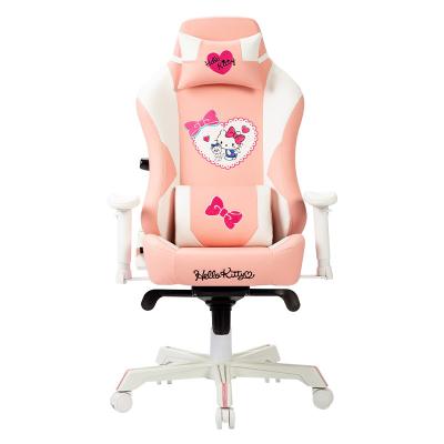 China High Back Ergonomic Rotating Leather PU PC Computer Gaming Chair With Footrest for sale