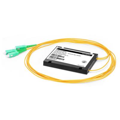 China Cassette Type 2mm Fiber Optic FTTH SC FC UPC APC Splitters for sale