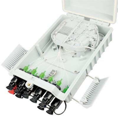 China Fibra d'optica de FTTH cajas FTTH 8 cores outdoor splitters Pre-connectorized fiber optic terminal distribution box for sale