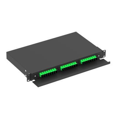 China Patchpanel SC/FC Indoor Data Center 1U Drawer Type ODF 19 Inch Fiber Optic Distribution View for sale