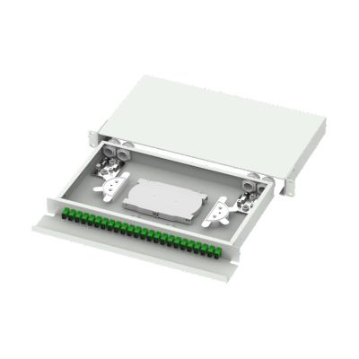 China Patchpanel SC/FC Indoor Data Center FSP S4 1U 2U Drawer Type ODF 19 Inch Fiber Optic Distribution View for sale