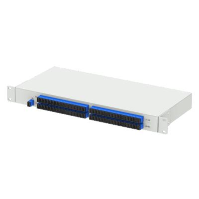 China Data Center 19inch Fiber Optic Splitter Panel for sale
