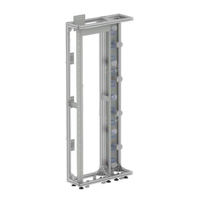 China FTTH 19inch Rack Open Aluminum Profile ODF Fiber Optic Distribution Frame for sale