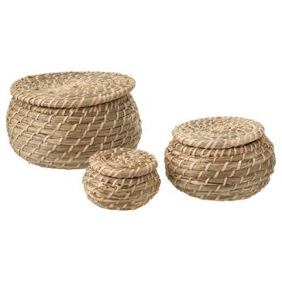 China FRYKEN Sustainable Vegetable Plankton Basket Box with Lid, Set of 3 for sale