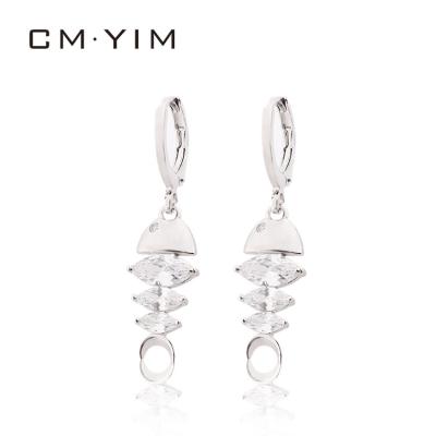 China Fashion CM YIM Jewelry Fashion Pendant Wedding Bridal Bridesmaid Jewelry Wholesale Women's Earrings for sale