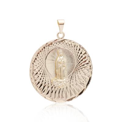 China Luxury Monochromatic San Jewelry Wholesale Religion Judas Pendant Catholic Jewelry 14k Gold for sale