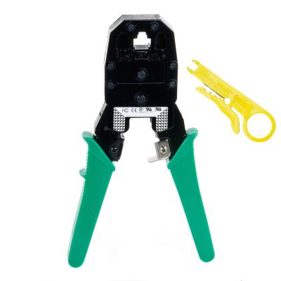 China Network Cat5e/Cat6 LAN Manual Crimping Tool Set Portable Modular Utp Cable Crimper Tool RJ45/RJ11 Plug Pliers for sale