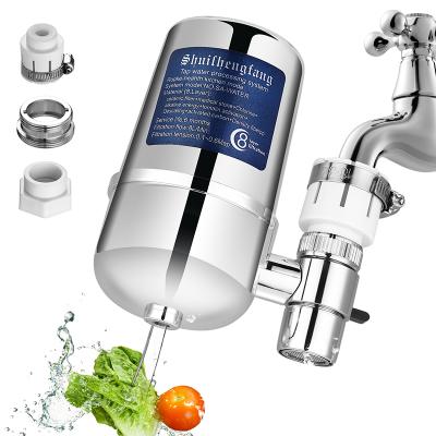 China Portable Faucet Filter Kitchen Water Faucet Filter Home Water Faucet Purifier Remove Harmful Substance Sink Mount Remover Water Faucet Filter for sale