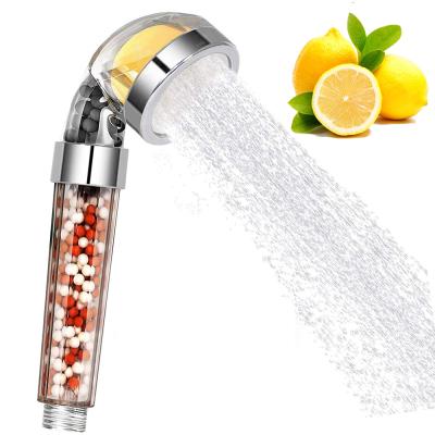 China No Needles Vitamin C Filter Shower Head Shower Sprinkler For Balm Hand Held High Pressure Shower Head To Remove Chlorine for sale