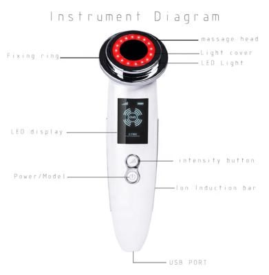 China Ximei Home Use Beauty Device Photon Skin Rejuvenation EMS Beauty Instrument OEM/ODM face lift dispositivo de belleza for sale