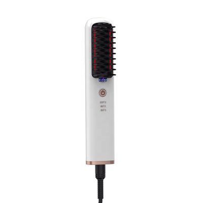 China 2021 New Household Product Negative Ion Straight Hair Brush Electric Dryer Comb For Anti Scald Home Used for sale