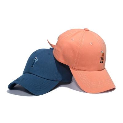 China 6 JOINT Unstructured Designer Low Profile Panel Baseball Cap Cotton Embroidery Logo Unisex Customizable Dad Hats for sale