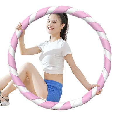 China Hot Selling Weighted Adult Equipment Hoola Ring Hoops Fitness Hoola Circles Wholesale Fitness Hoola Circle Exercise True for sale