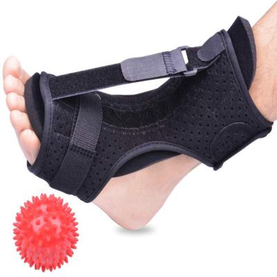 China Performance Support Non Slip Sock With Adjustable Ankle Guard Calf Breathable Plantar Night Splint Foot Brace Night Splint for sale