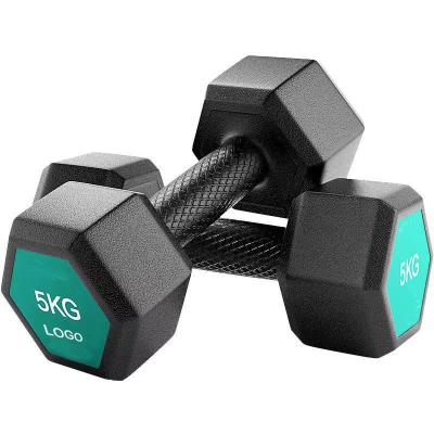 China Real Hex 6-Sided Weightlifting Gym Hex Dumbbells Commercial Hex Dumbbells Arm Strength Training for sale