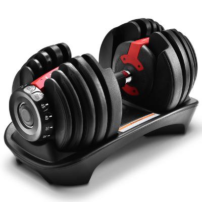 China Real Hot Sale Adjustable Dumbbell Dumbbell Set Adjustable Fitness Dumbbell for sale