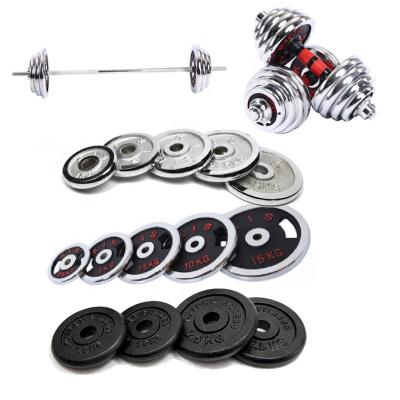 China REAL 2021 Factory Direct Wholesale Cheap Dumbbell Flat Durable Standard Barbell Dumbbell Set Various for sale