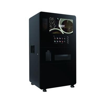 China Galvanized Steel Plate+Tempered Glass Desktop Coffee Machine Automatic Coffee Vending Machine Commercial Bean To Cup Coffee Vending Machine for sale