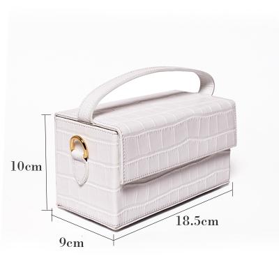 China Luxury Designer Exquisite Fashion Handbags and Girl Cool Box Leather Bags for Fashion Ladies for sale