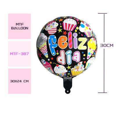 China Fashional MTF new arrival 2021 spanish foil balloon globos accessories for birthday decoration for sale