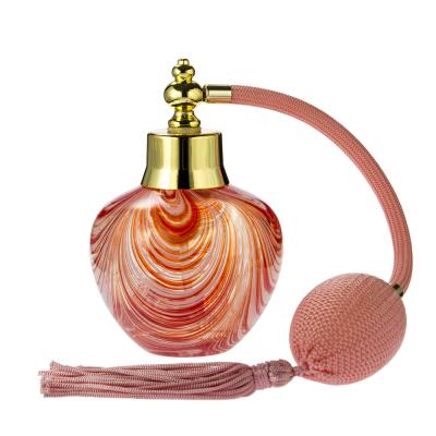 China Personal Care Wholesale Hot Selling 100ml Empty Perfume Glass Bottle With Painting for sale