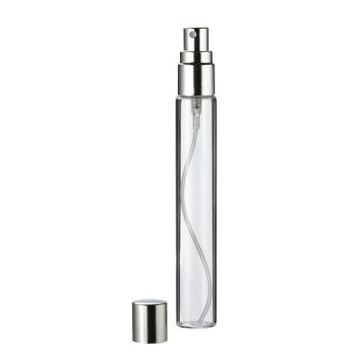 China Mini 5ml 10ml Comestic OEM empty galss perfume bottle with ribbon pump for sale