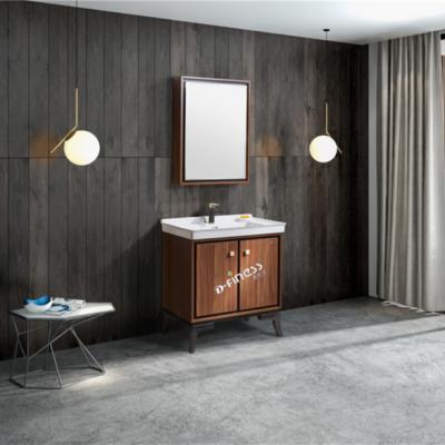 China Water Proof Contemporary Simple Bathroom Furniture And Floor Mounted Bathroom Cabinet for sale