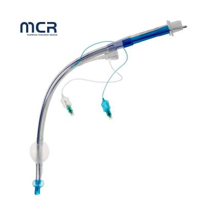 China Double Lumen Video Channel Visual PVC Oral and Nasal Disposable Standard Endotracheal Tube with Cuff / Et Tube à venda