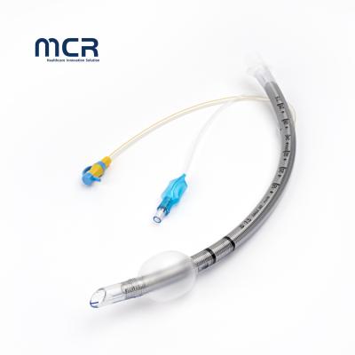 China Medical Supply Anesthesia ICU PU Cuff Reinforced Endotracheal Tube With Suctioning Port Te koop