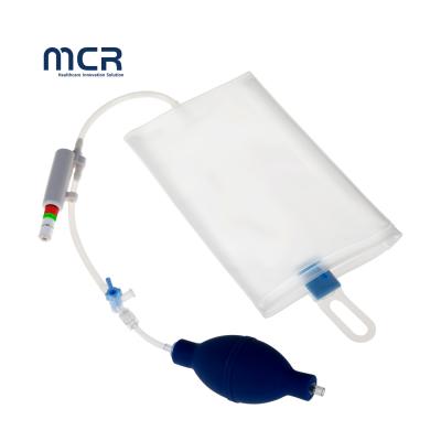 China Transparent Pressure Infusion Bag With Pressure Indicator for sale