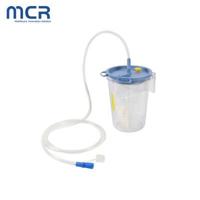 China Disposable Negative Pressure Suction Canister with Removable Rigid Barrel for sale